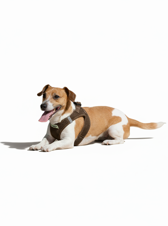 Softgeschirr für Hunde braun