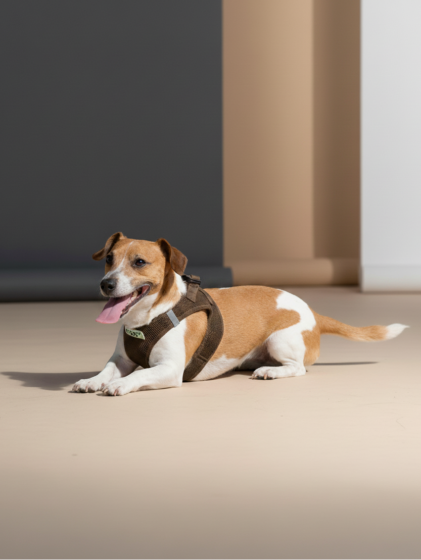 Softgeschirr für Hunde  braun