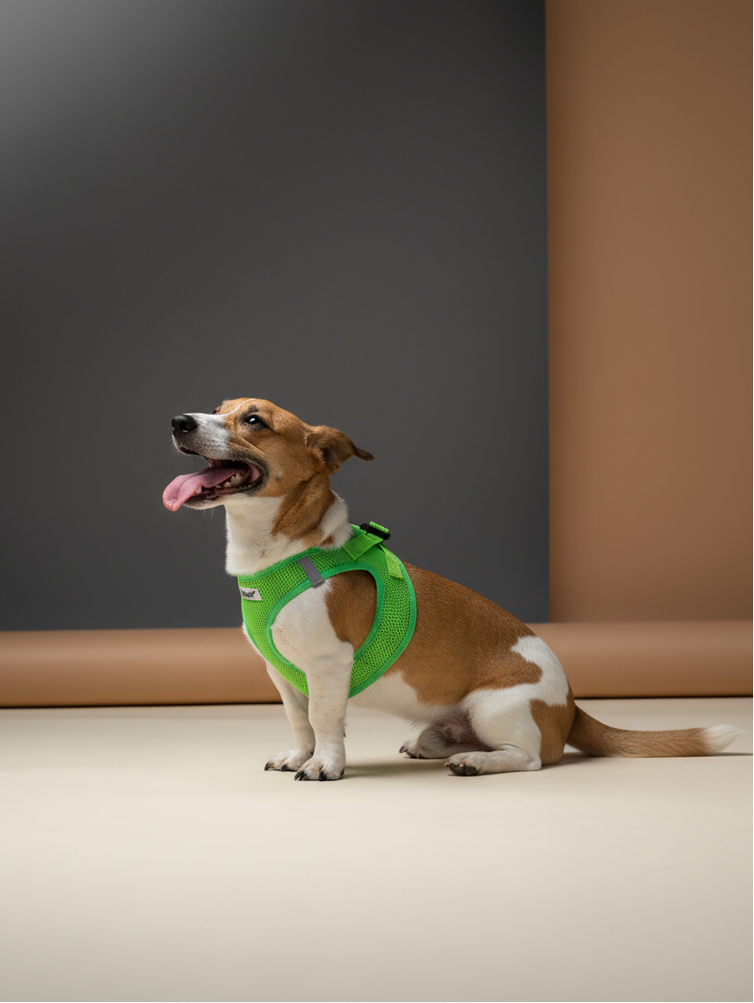 Softgeschirr für Hunde grün