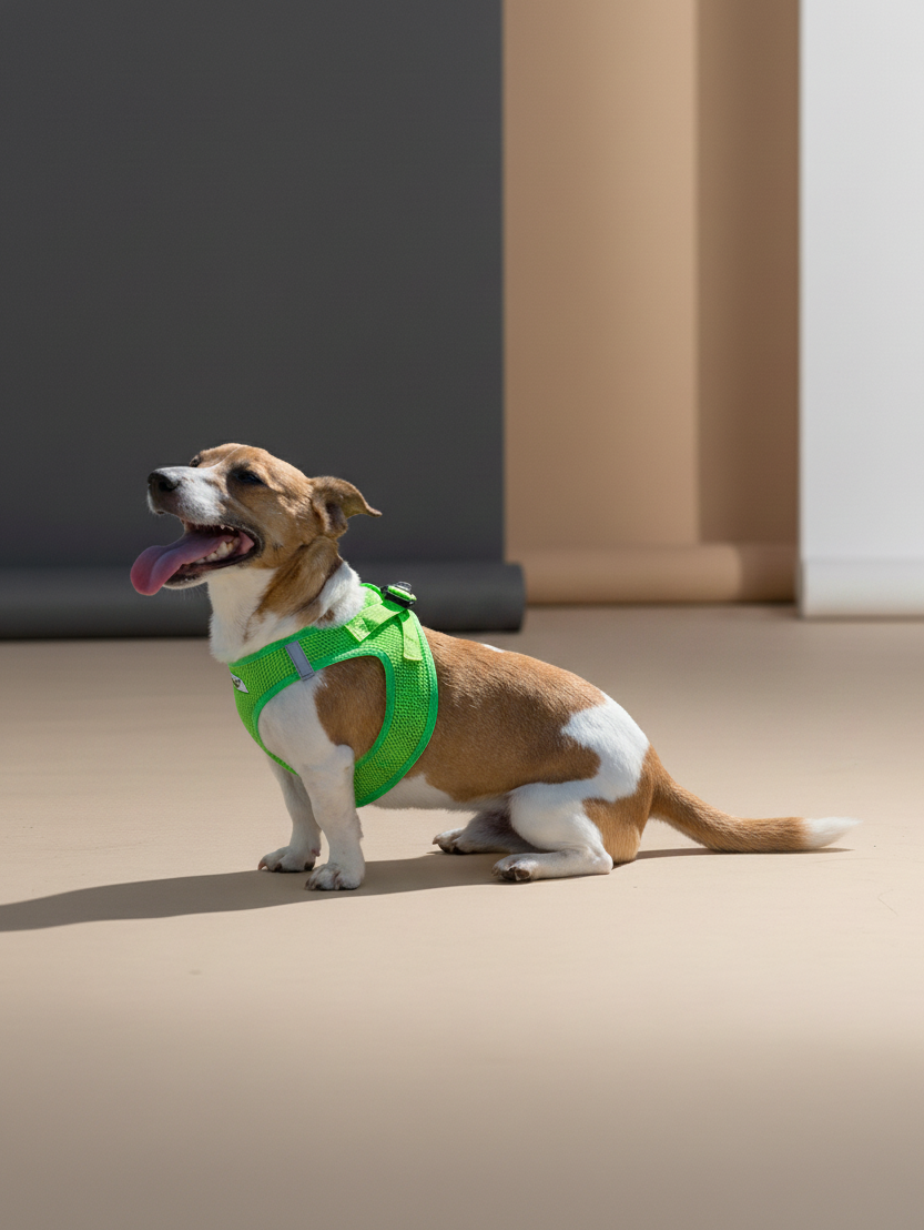 Softgeschirr für Hunde grün