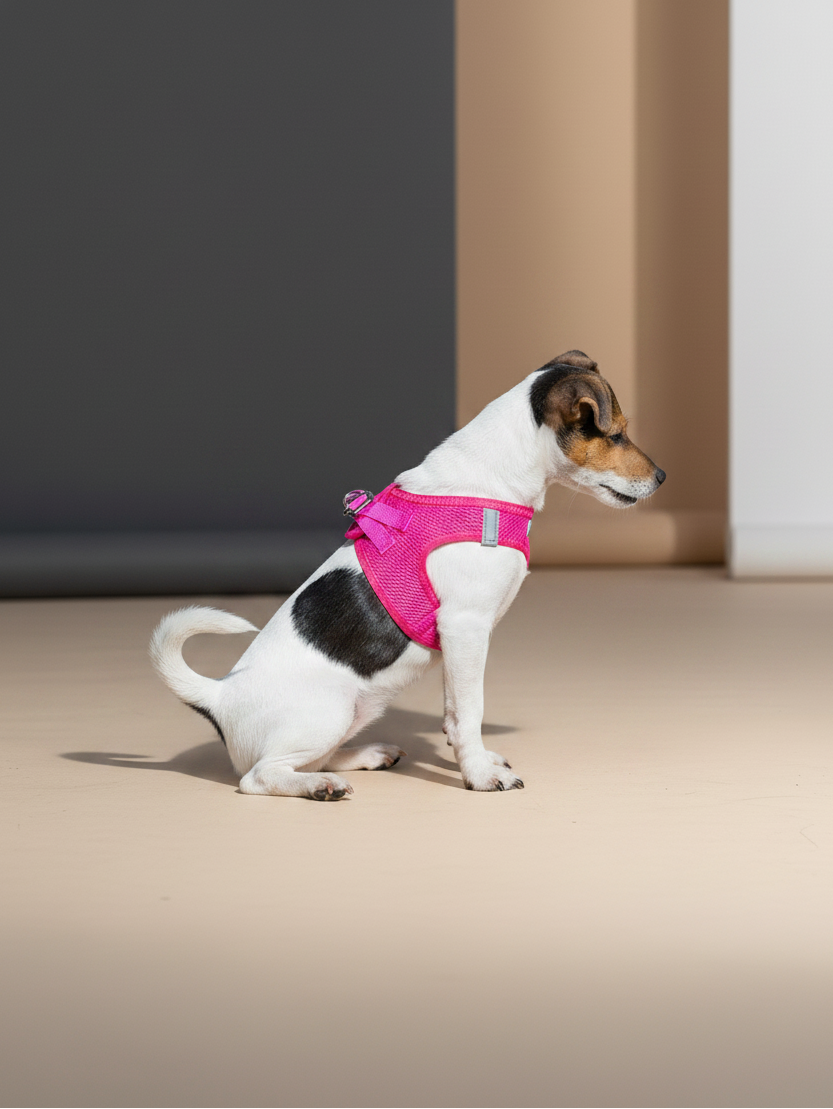 Softgeschirr für Hunde  pink
