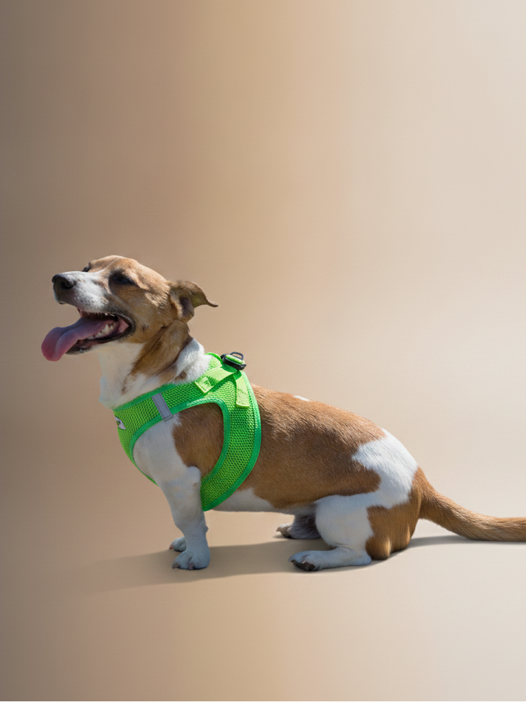 Softgeschirr für Hunde grün
